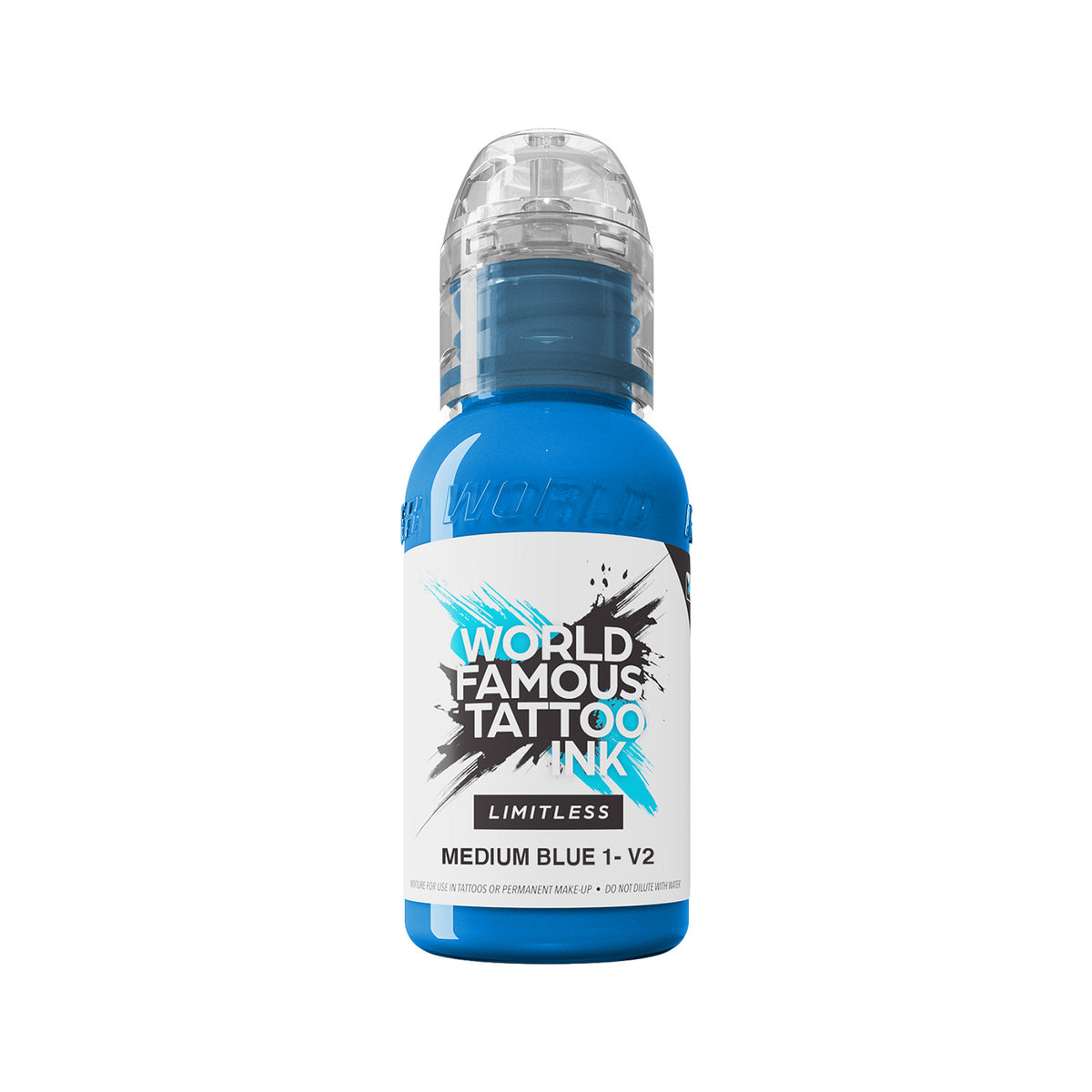 World Famous Tattoo Ink - MEDIUM BLUE 1-V2 - 30ml